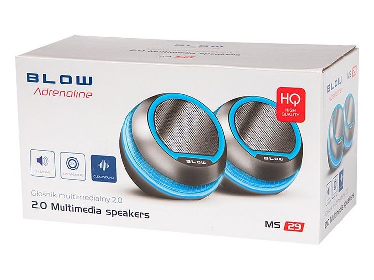 Blow, głośniki komputerowe, 2.0 MS-29, 2-3W