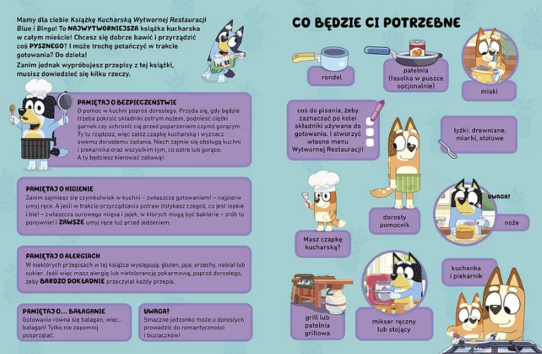 Bluey i Bingo. Książka kucharska wytwornej restauracji