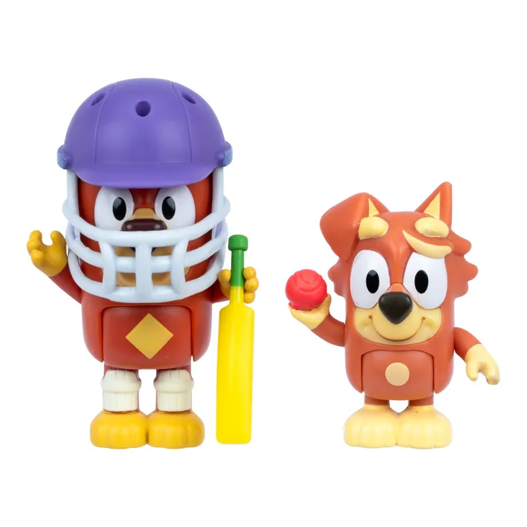 Bluey, Krykiet, zestaw figurek, 2 szt.