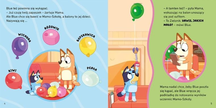 Bluey. Moja czytanka. Mamo-szkoła