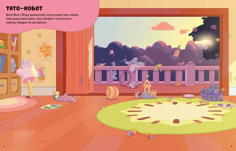 Bluey. Naklejamy! Książka do wyklejania