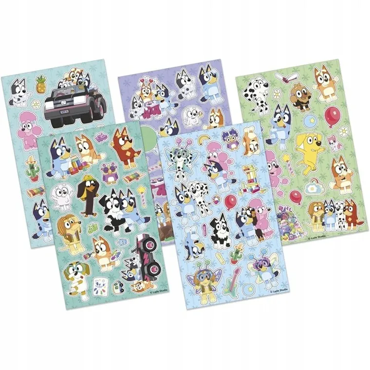 Bluey, naklejek, 92 szt.