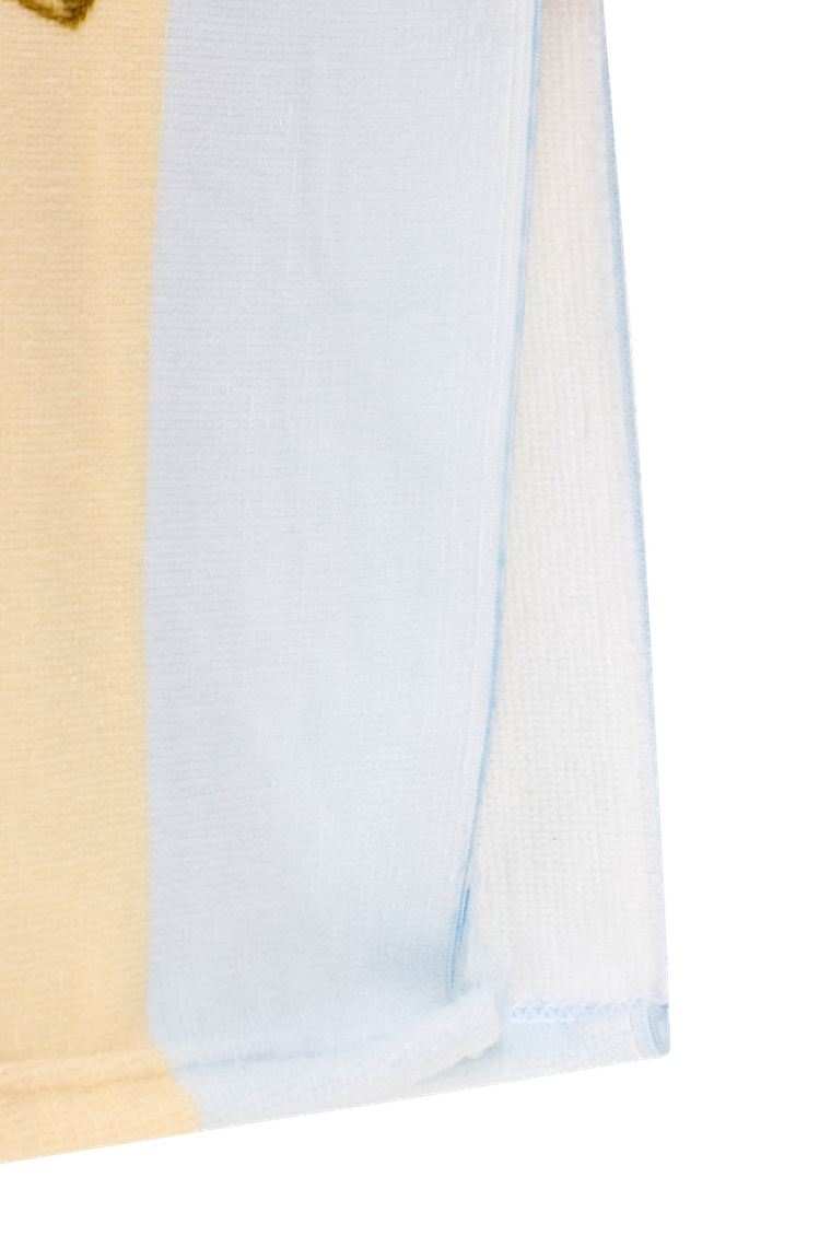 Bluey, okrycie kąpielowe, ponczo dwustronne, błękit, 50-100 cm