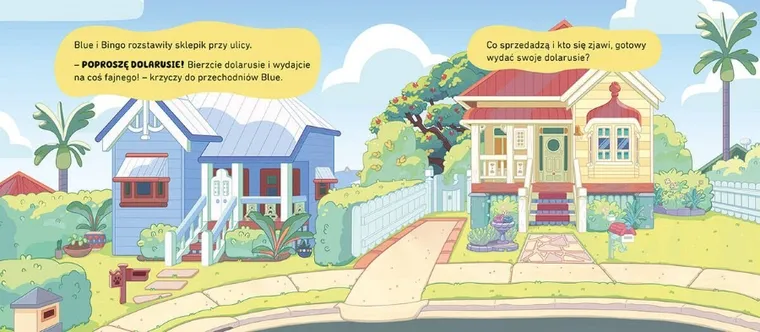 Bluey. Pobawmy się na dworze! Książka z magnesami