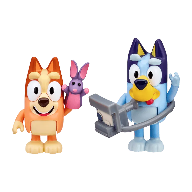 Bluey, Zabawa w fotografa, zestaw figurek, 2 szt.