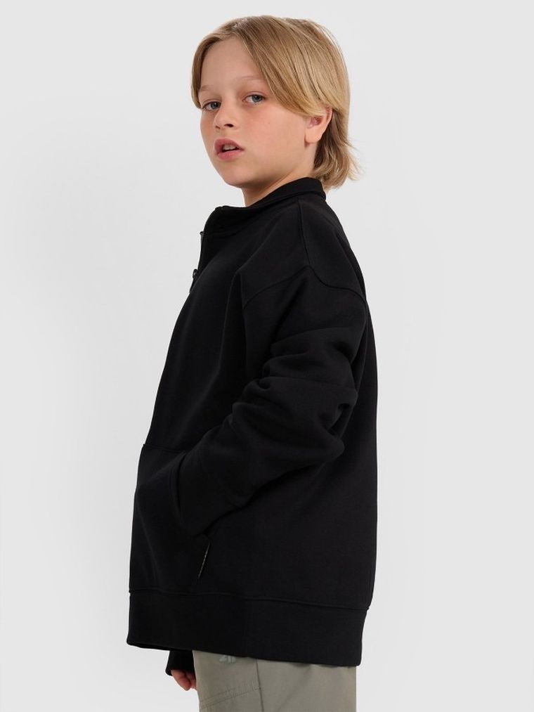Bluza chłopięca, czarna, 4F