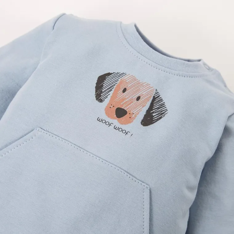 Bluza chłopięca, niebieska, Eevi