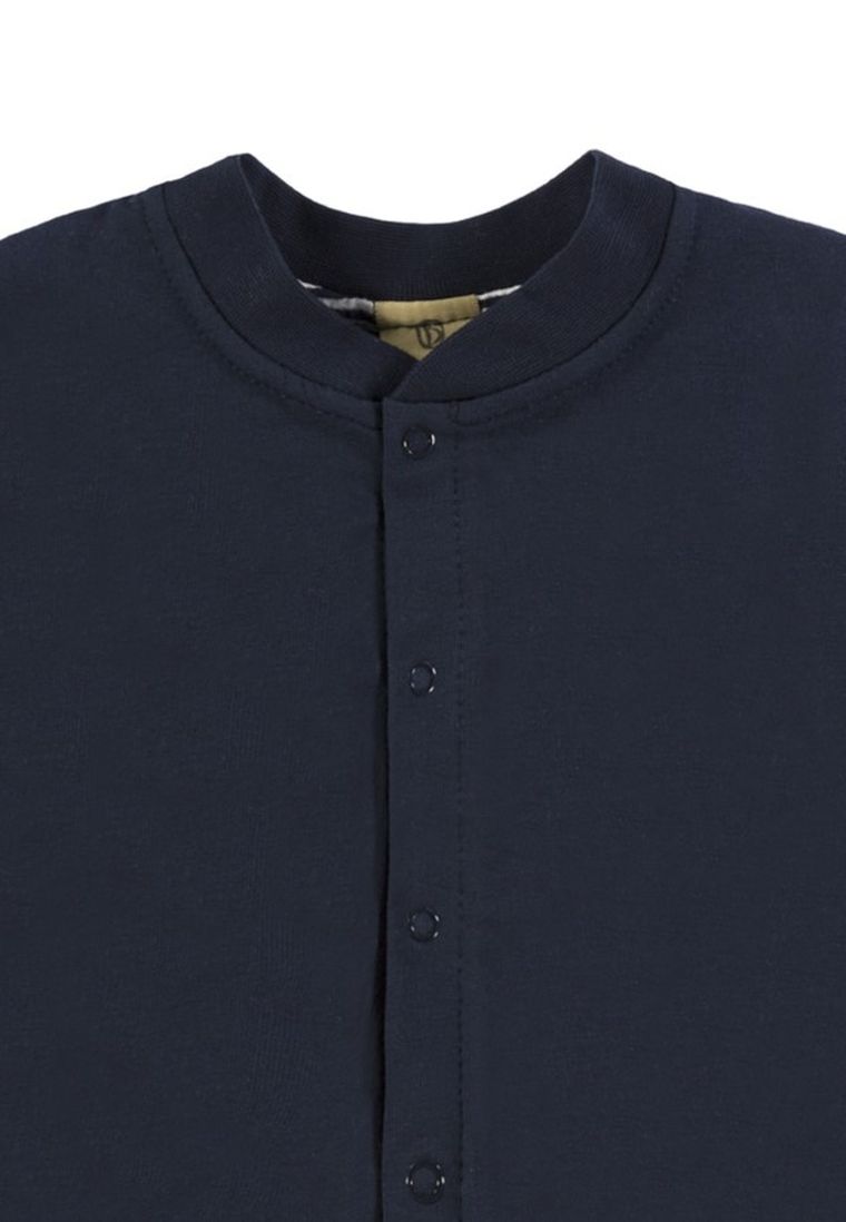 Bluza chłopięca, rozpinana, bawełna organiczna, granatowa, Bellybutton