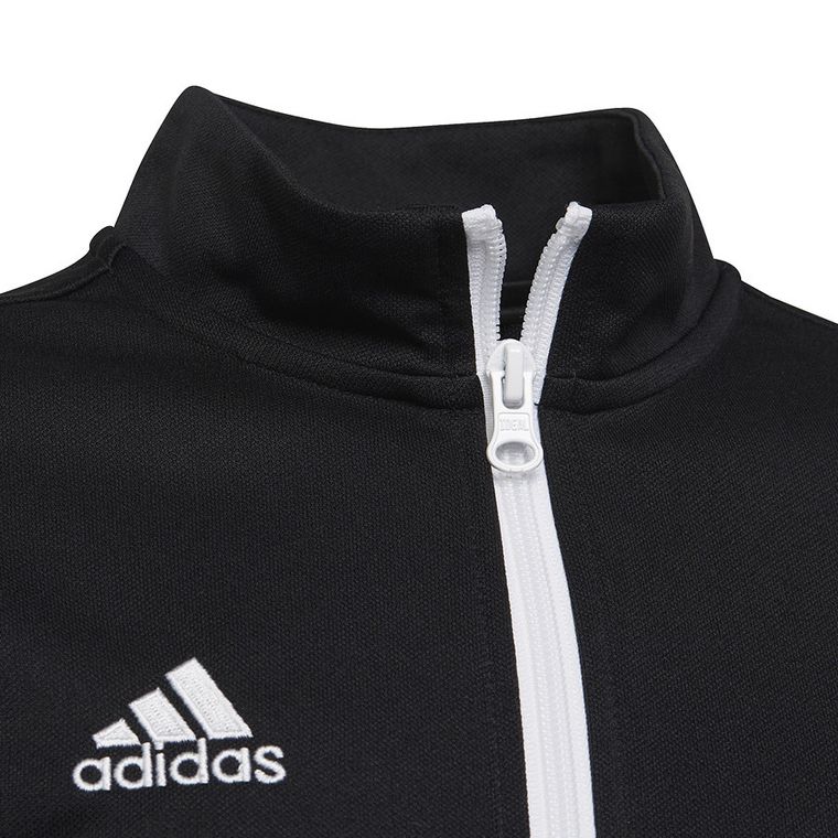 Bluza chłopięca, rozpinana, czarna, Adidas Entrada 22