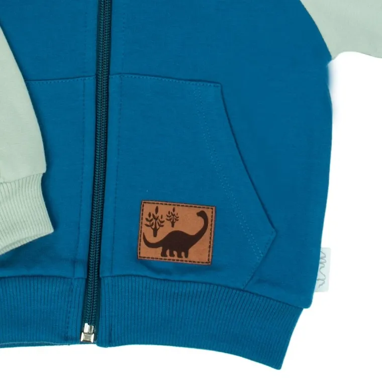 Bluza chłopięca, rozpinana, granatowa, Nicol