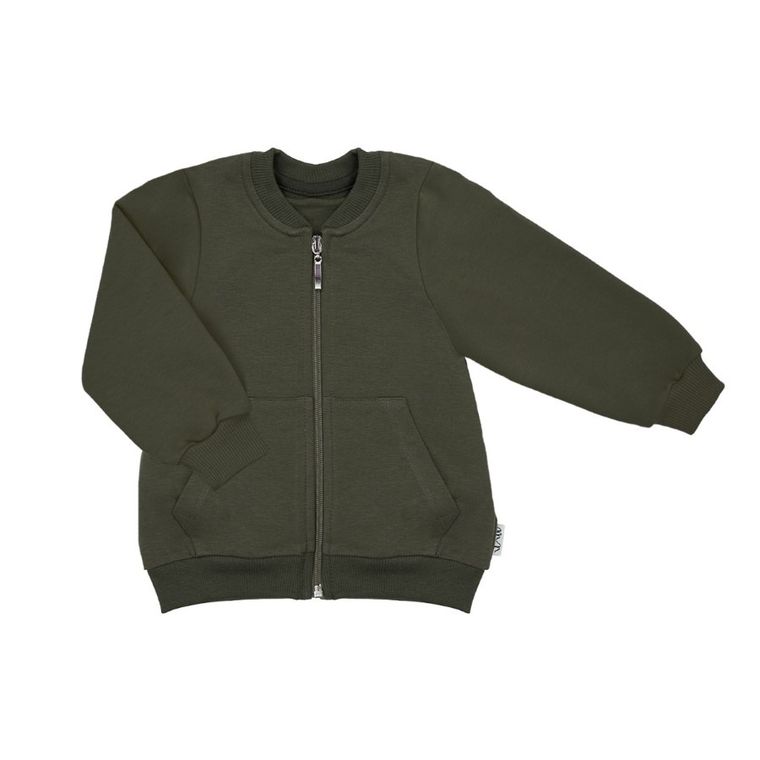 Bluza chłopięca, rozpinana, khaki, Nicol