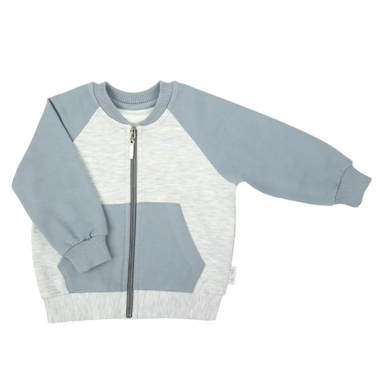 Bluza chłopięca, rozpinana, niebieska, Nicol