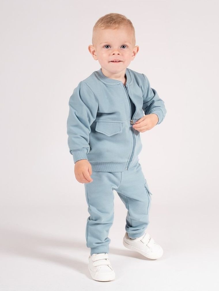 Bluza chłopięca, rozpinana, niebieska, Nicol