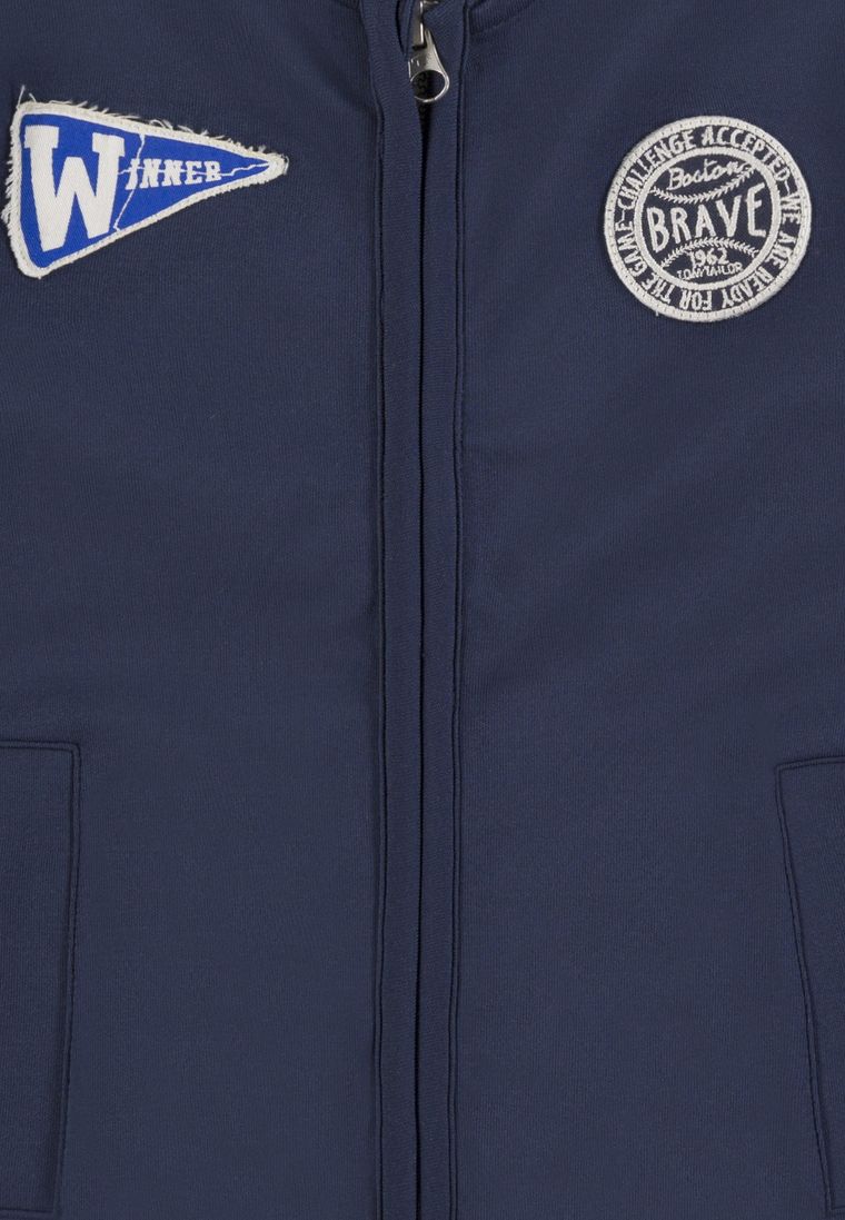 Bluza chłopięca, rozpinana, niebieska, Tom Tailor