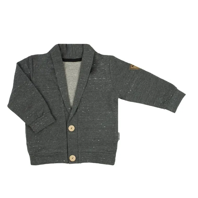 Bluza chłopięca, rozpinana, szara, Nicol