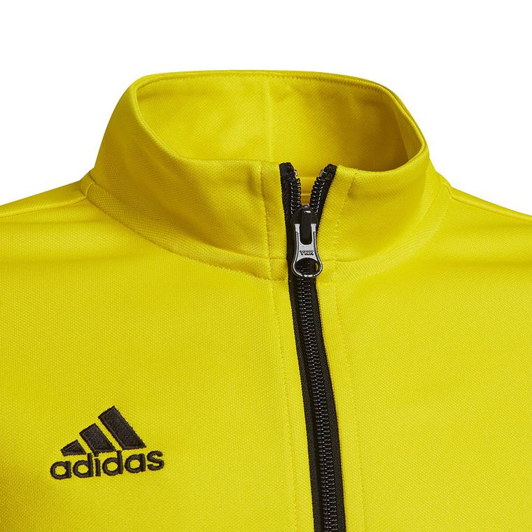 Bluza chłopięca, rozpinana, żółta, Adidas Entrada 22