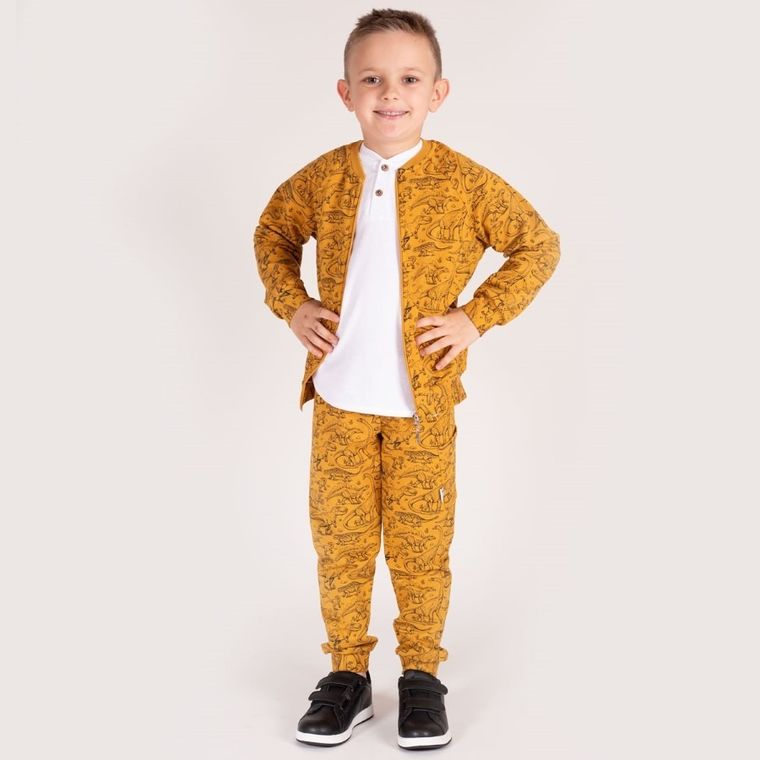 Bluza chłopięca, rozpinana, żółta, Nicol