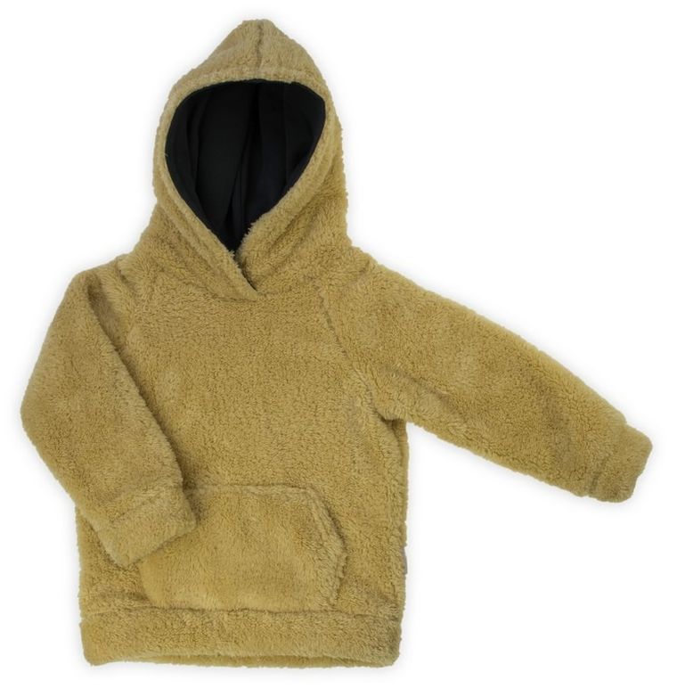 Bluza chłopięca z kapturem, beżowa, Nicol