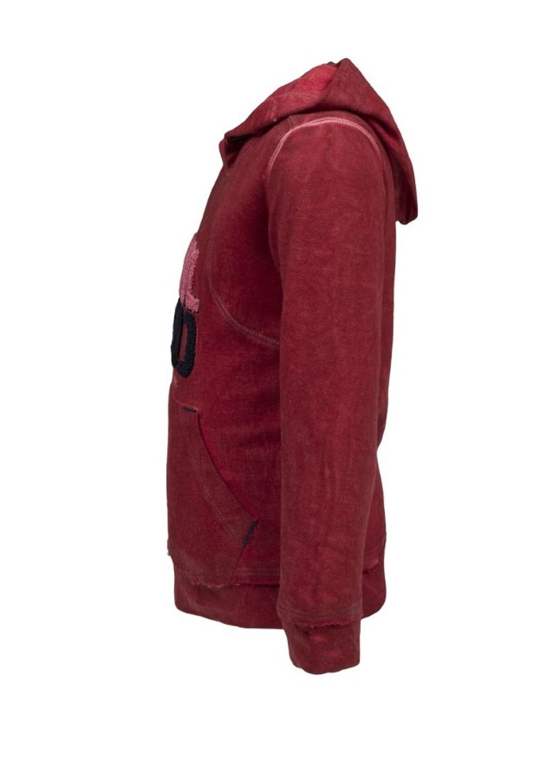 Bluza chłopięca z kapturem, czerwona, Lief