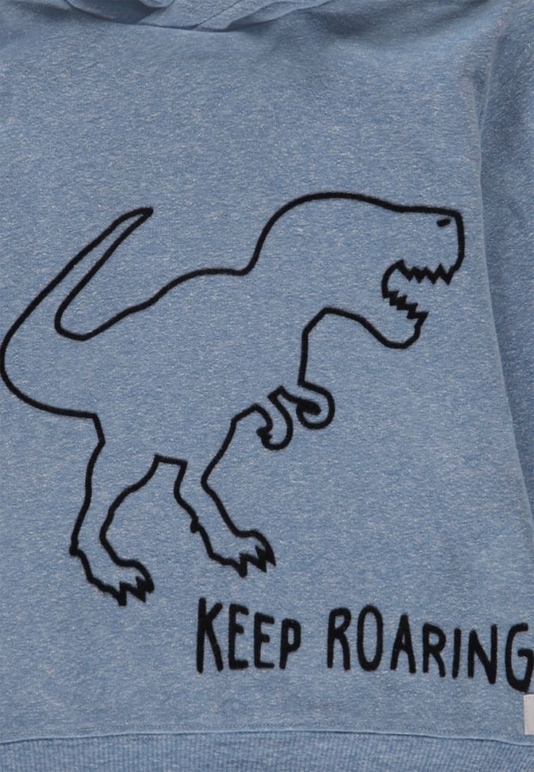 Bluza chłopięca z kapturem, niebieska melanż, Tom Tailor