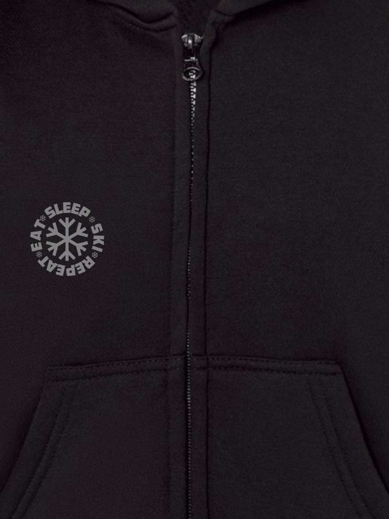 Bluza chłopięca z kapturem, rozpinana, czarna, Tup Tup