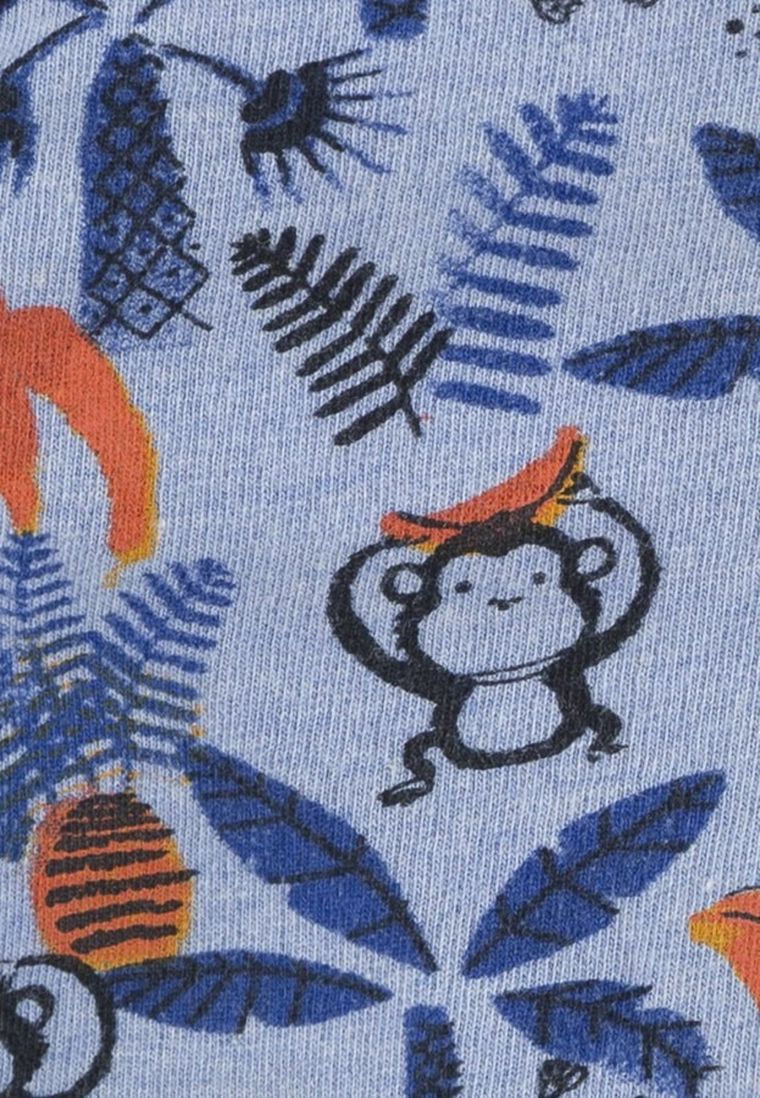 Bluza chłopięca z kapturem, rozpinana, niebieska, Tom Tailor