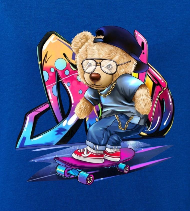 Bluza chłopięca z kapturem, rozpinana, niebieska, Tup Tup