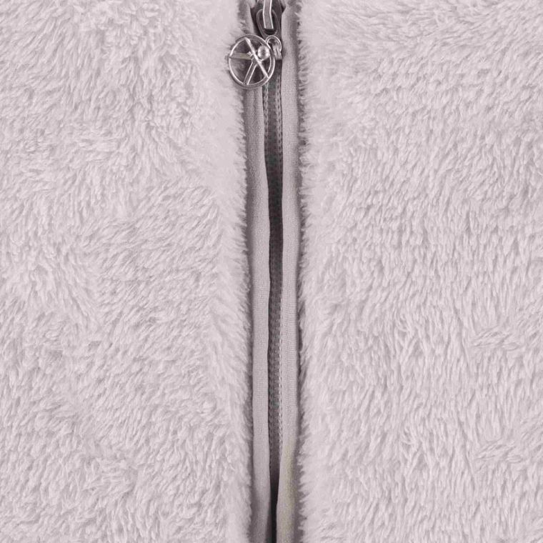 Bluza chłopięca z kapturem, rozpinana, szara, Kanz