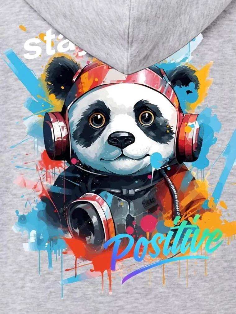 Bluza chłopięca z kapturem, rozpinana, szara, Tup Tup