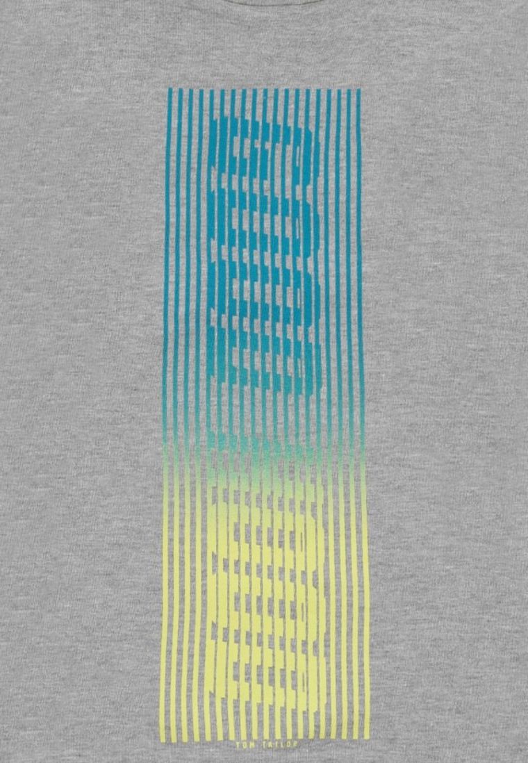 Bluza chłopięca z kapturem, szara melanż, Tom Tailor