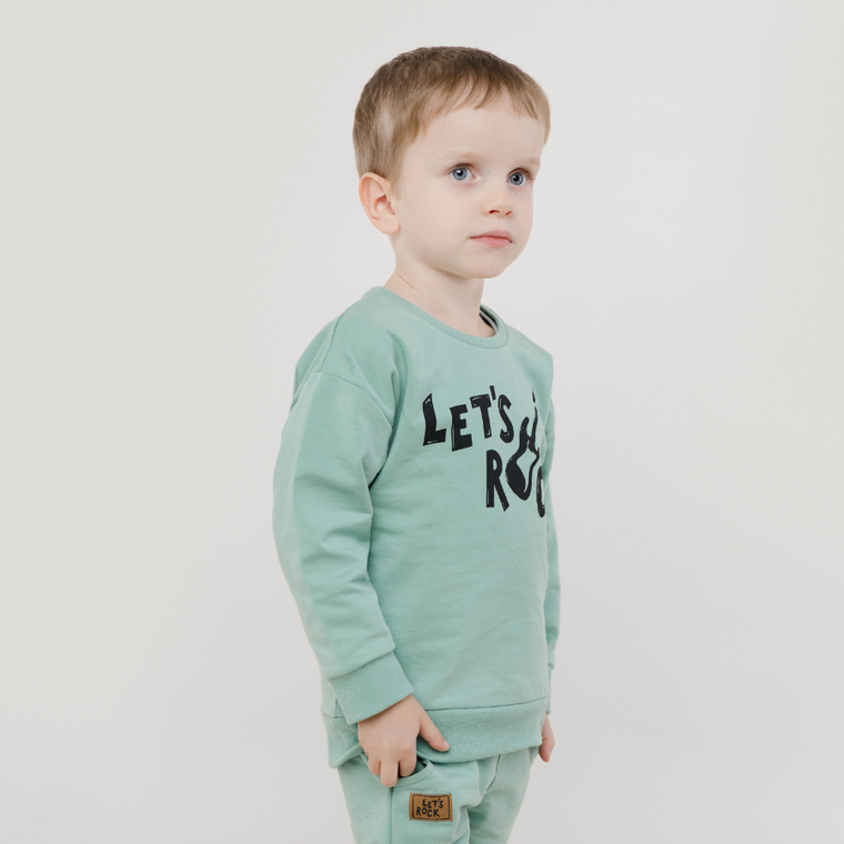 Bluza chłopięca, zielona, Pinokio