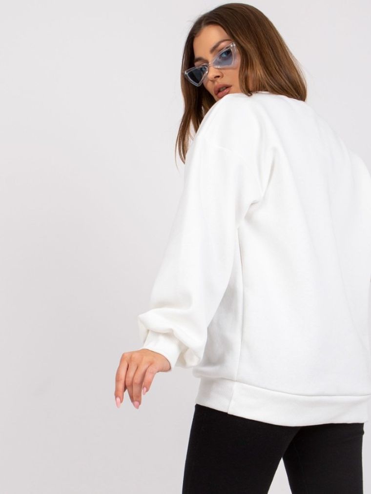 Bluza damska, biała, Ex Moda