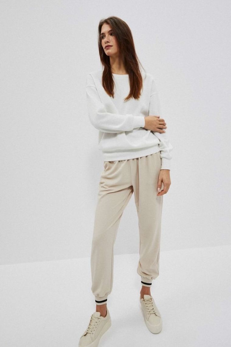 Bluza damska, biała, Moodo