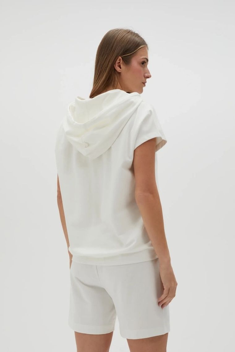 Bluza damska, biała, Moodo