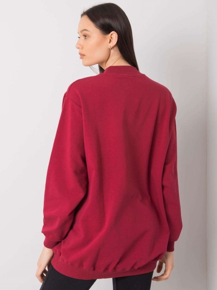 Bluza damska, bordowa, Rue Paris