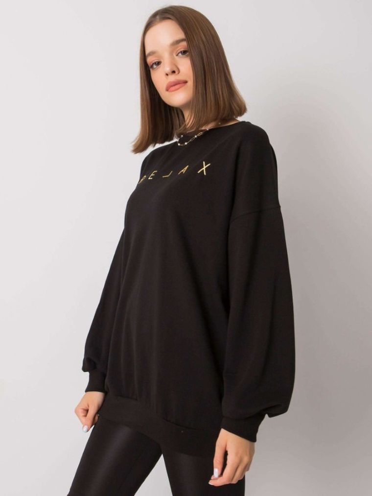 Bluza damska, czarna, Ex Moda