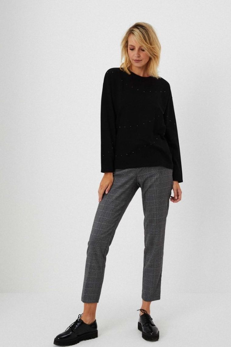 Bluza damska, czarna, Moodo