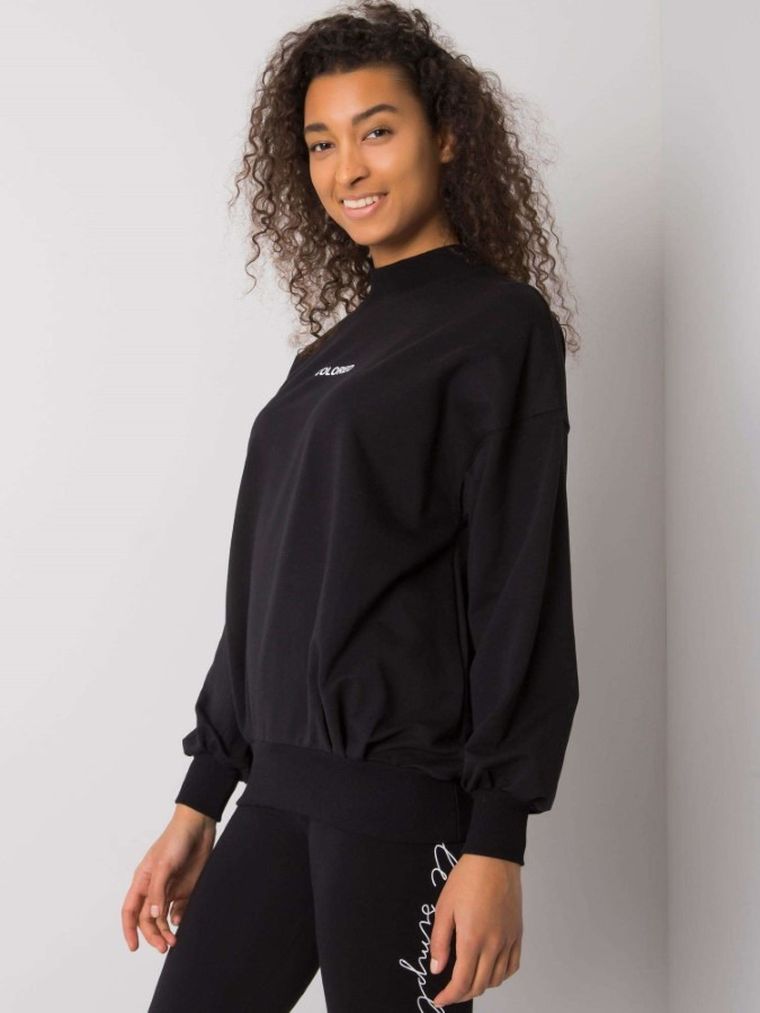 Bluza damska, czarna, Rue Paris