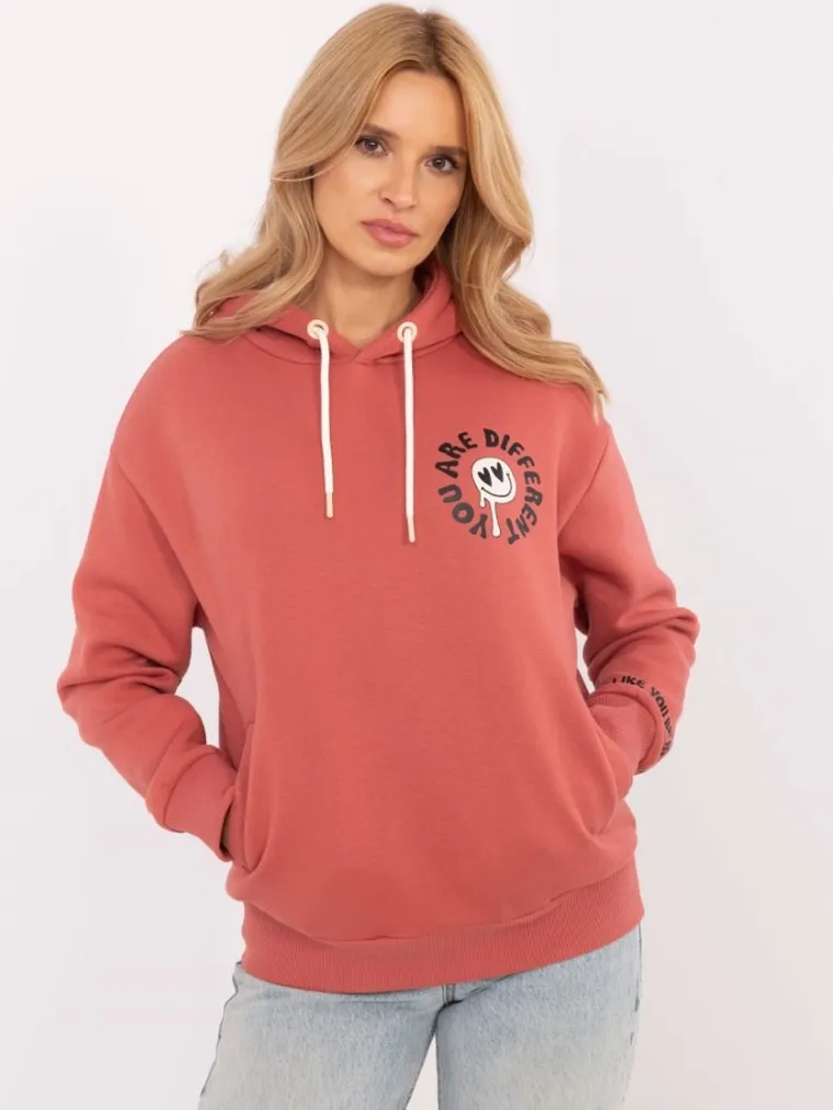 Bluza damska, czerwona, Sublevel