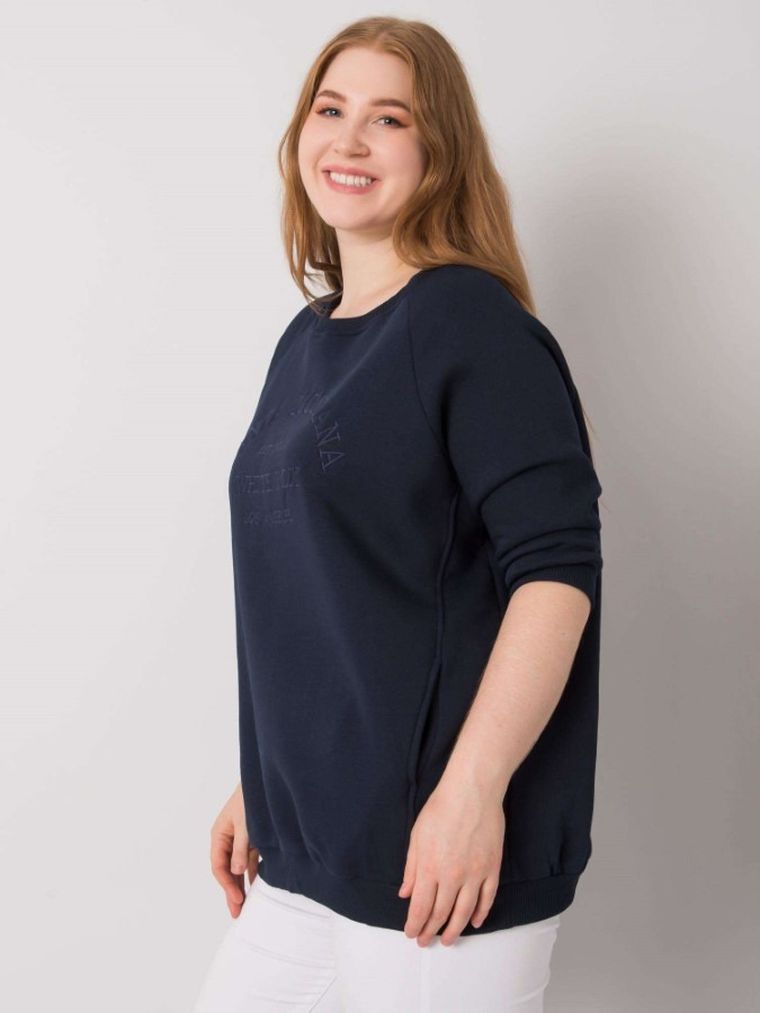 Bluza damska, granatowa, Relevance