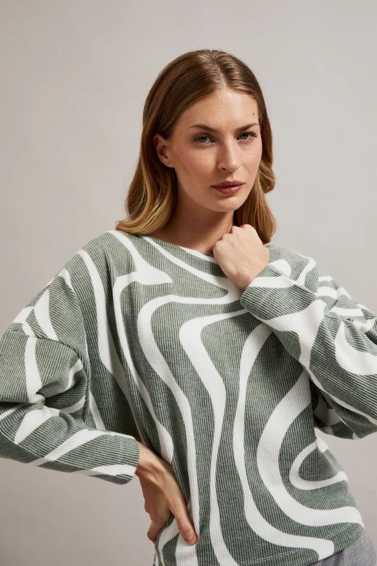 Bluza damska, khaki, Moodo