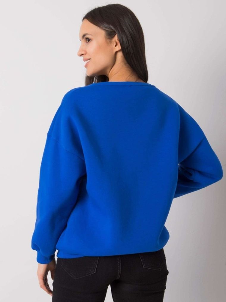 Bluza damska, niebieska, Ex Moda
