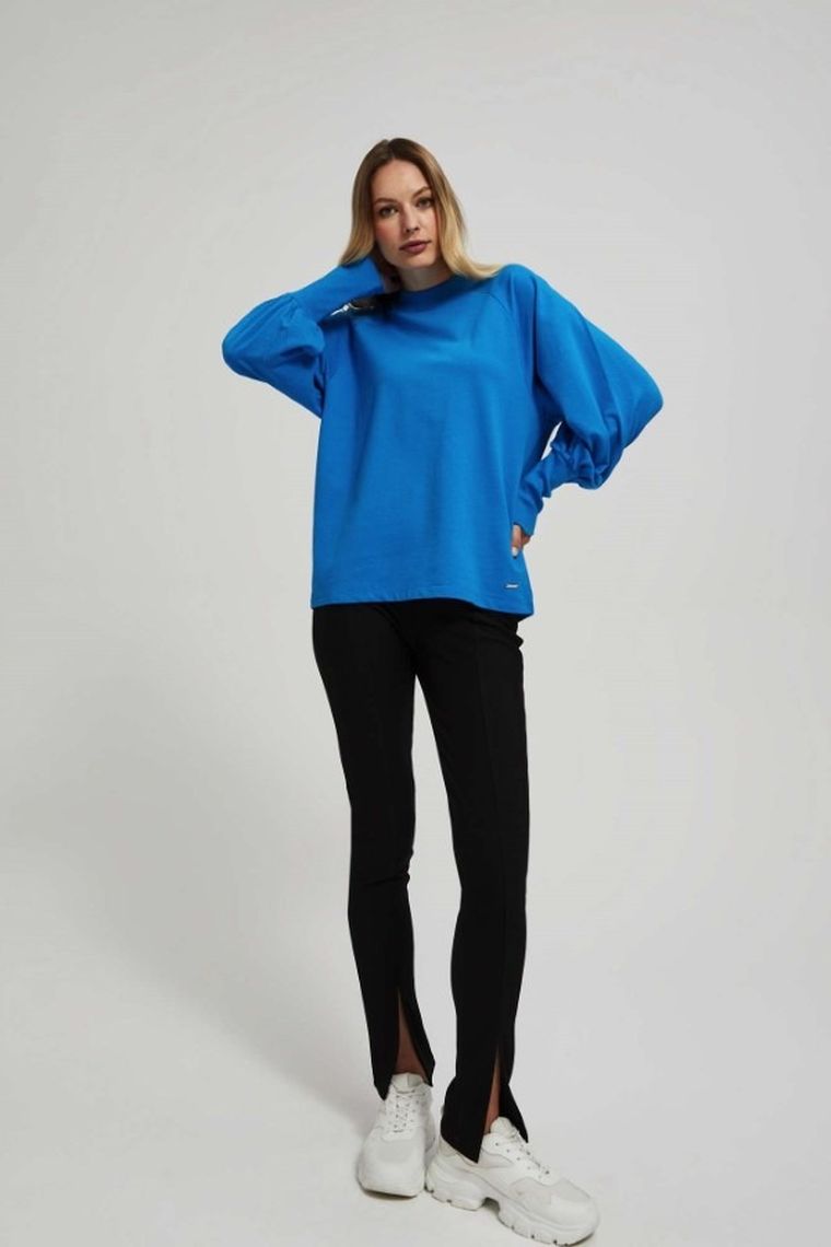 Bluza damska, niebieska, Moodo