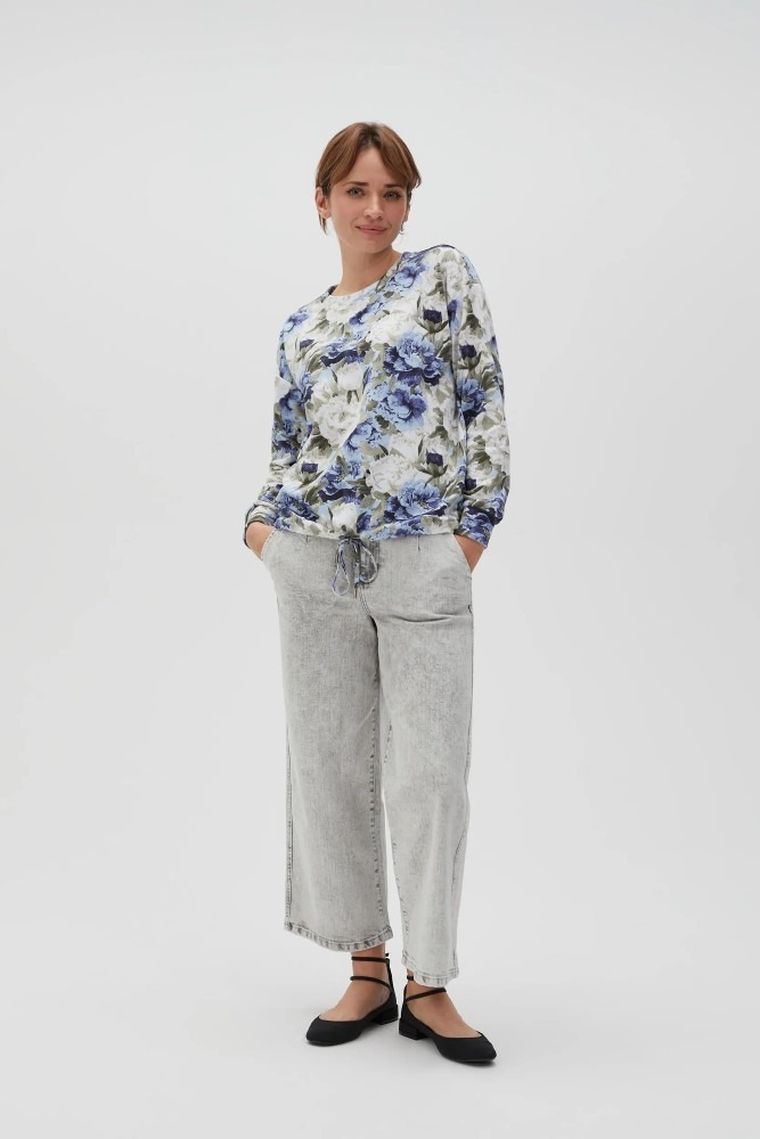 Bluza damska, niebieska, Moodo