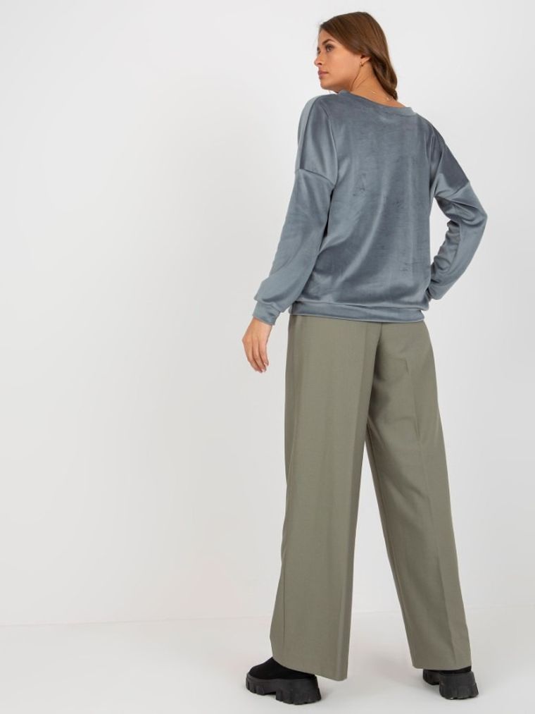 Bluza damska, niebieska, Relevance