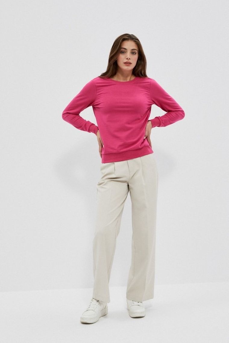 Bluza damska, różowa, Moodo