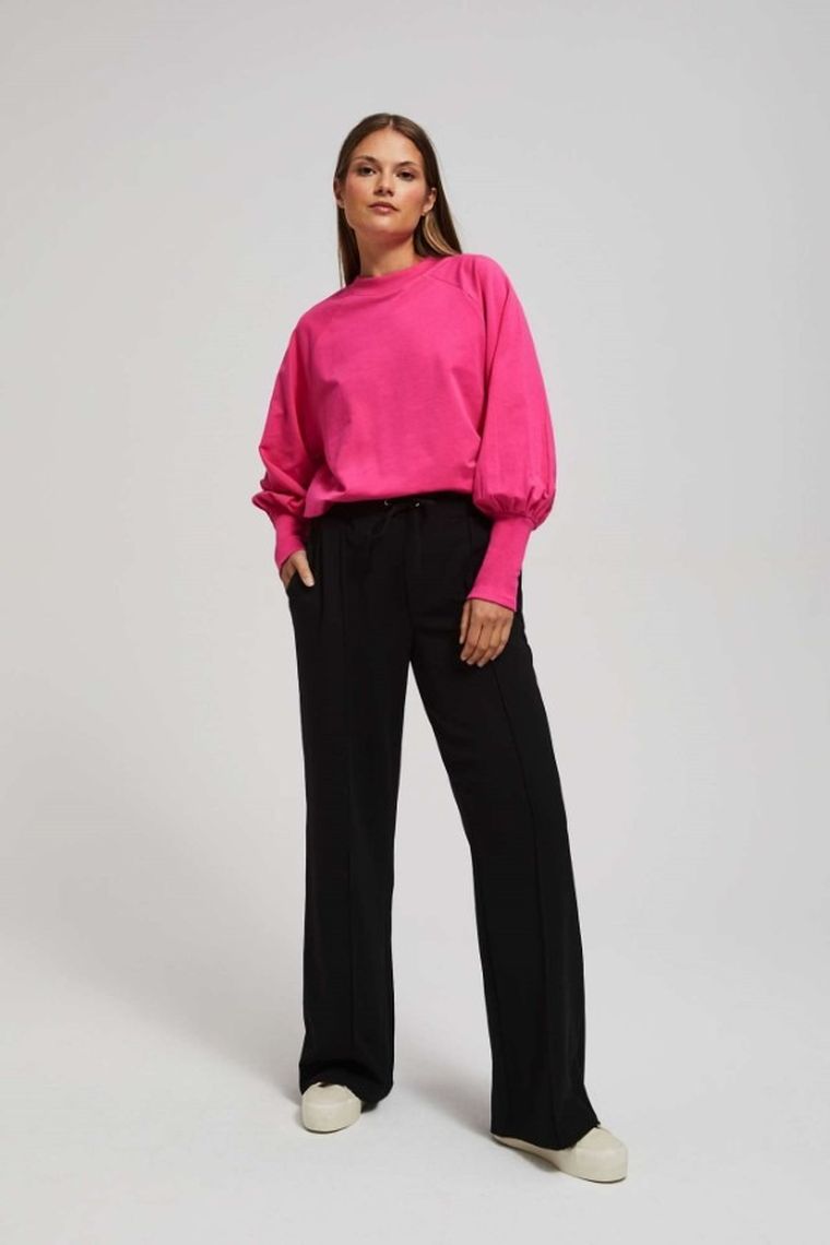 Bluza damska, różowa, Moodo