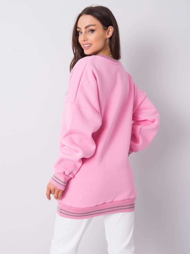 Bluza damska, różowa, Rue Paris