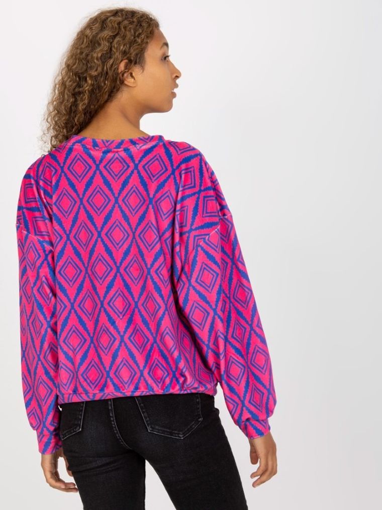 Bluza damska, różowa, Rue Paris