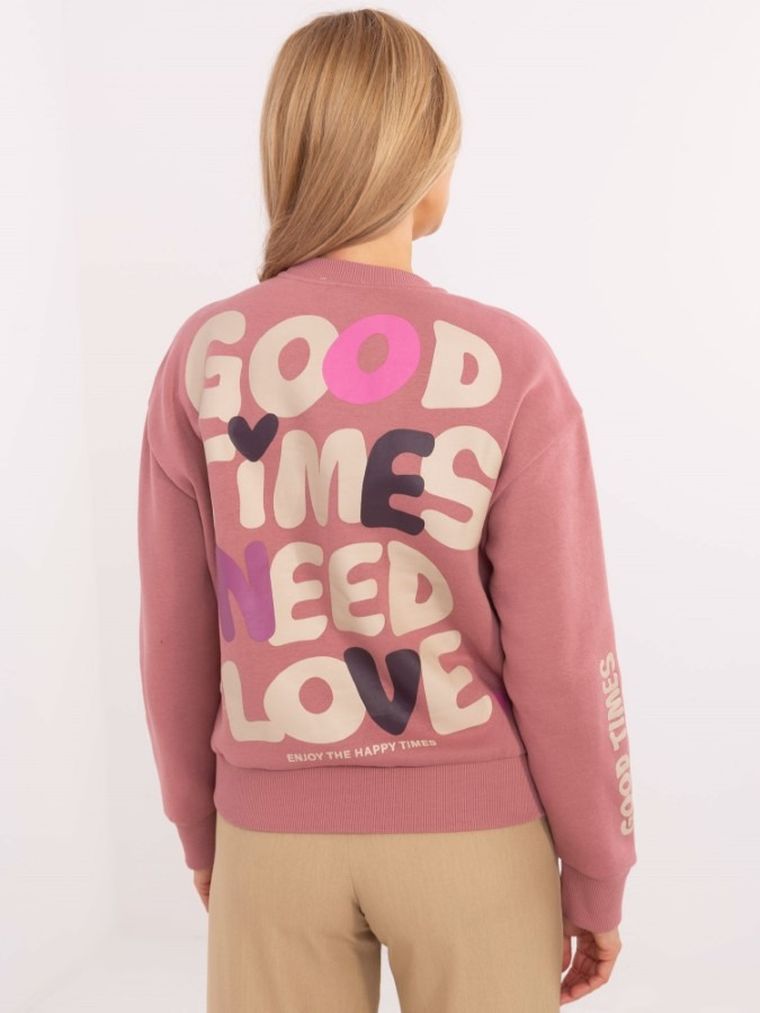 Bluza damska, różowa, Sublevel